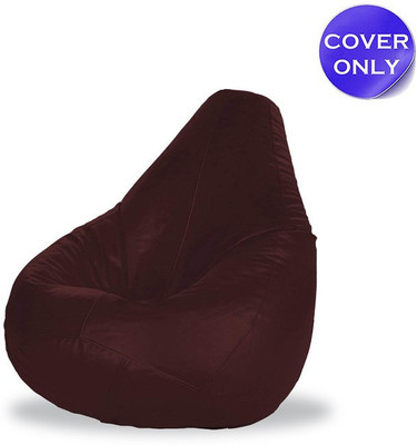 Devogue XXL Tear Drop Bean Bag Cover  (Without Beans)(Tan)