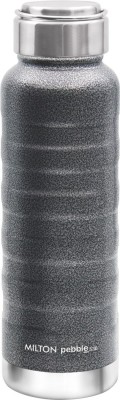 MILTON Pebble 530 530 ml Bottle(Pack of 1, Grey, Steel)