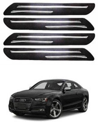 RONISH Silicone Car Bumper Guard(Black, Pack of 4, Audi, S5)