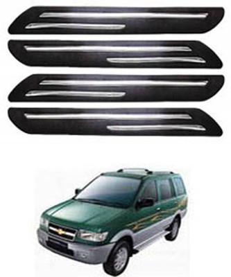 RONISH Silicone Car Bumper Guard(Black, Pack of 4, Chevrolet, Tavera)