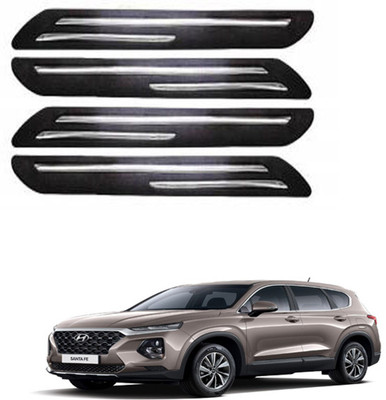 RONISH Silicone Car Bumper Guard(Black, Pack of 4, Hyundai, SantaFe)