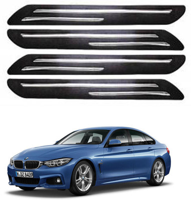 RONISH Silicone Car Bumper Guard(Black, Pack of 4, BMW, Universal For Car)