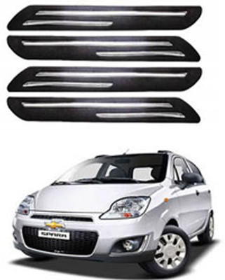 RONISH Silicone Car Bumper Guard(Black, Pack of 4, Chevrolet, Spark)