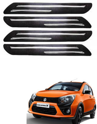 RONISH Silicone Car Bumper Guard(Black, Pack of 4, Maruti, Universal For Car)