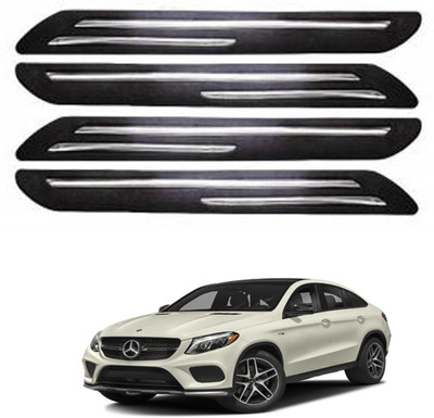 RONISH Silicone Car Bumper Guard(Black, Silver, Pack of 4, Mercedes Benz, Universal For Car)