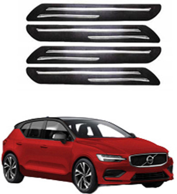 RONISH Silicone Car Bumper Guard(Black, Pack of 4, Volvo, V40)