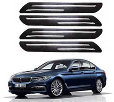 RONISH Silicone Car Bumper Guard(Black, Pack of 4, BMW, 525i)