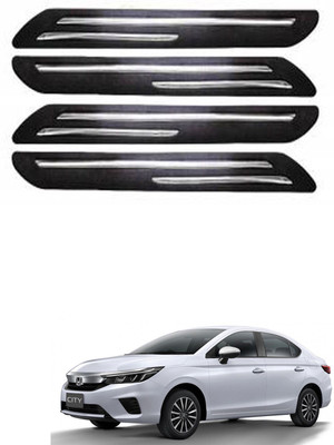 RONISH Silicone Car Bumper Guard(Black, Pack of 4, Honda, Universal For Car)