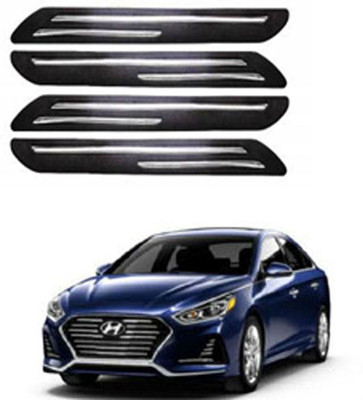 RONISH Silicone Car Bumper Guard(Black, Pack of 4, Hyundai, Sonata)