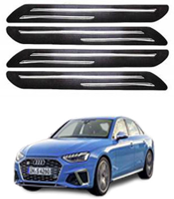RONISH Silicone Car Bumper Guard(Black, Pack of 4, Audi, S4)