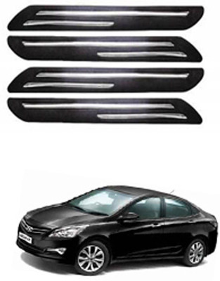 RONISH Silicone Car Bumper Guard(Black, Pack of 4, Hyundai, Universal For Car)