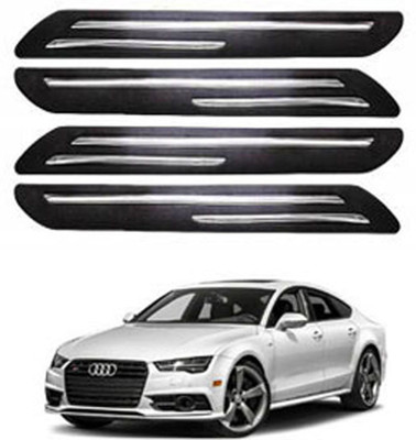 RONISH Silicone Car Bumper Guard(Black, Pack of 4, Audi, S6)
