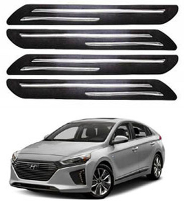 RONISH Silicone Car Bumper Guard(Black, Pack of 4, Hyundai, Sonata Fluidic)