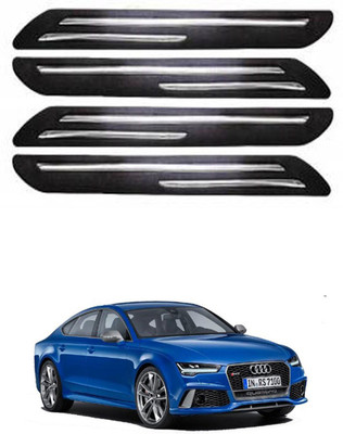 RONISH Silicone Car Bumper Guard(Black, Pack of 4, Audi, Universal For Car)
