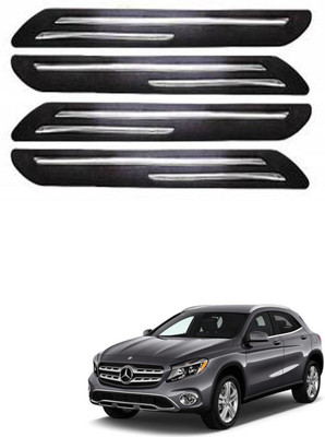 RONISH Silicone Car Bumper Guard(Black, Silver, Pack of 4, Mercedes Benz, Universal For Car)