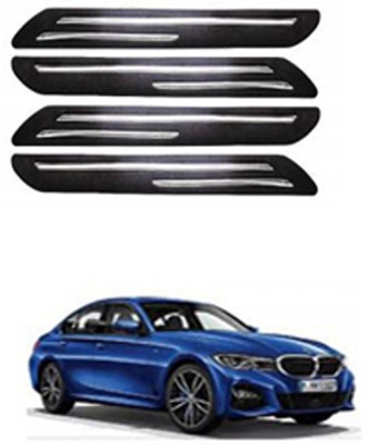 RONISH Silicone Car Bumper Guard(Black, Pack of 4, BMW, 320D)