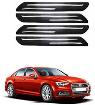 RONISH Silicone Car Bumper Guard(Black, Pack of 4, Audi, A4)