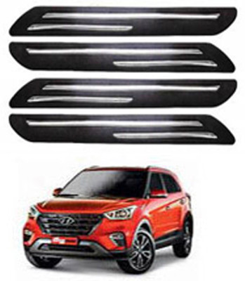 RONISH Silicone Car Bumper Guard(Black, Pack of 4, Hyundai, Universal For Car)