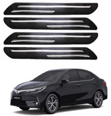 RONISH Silicone Car Bumper Guard(Black, Pack of 4, Toyota, Corolla Altis)