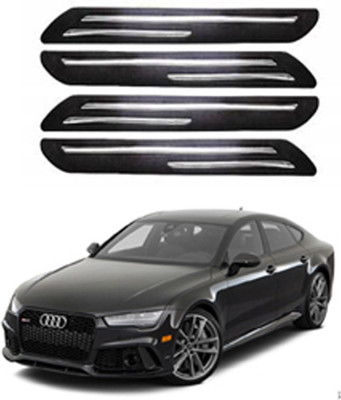RONISH Silicone Car Bumper Guard(Black, Pack of 4, Audi, Universal For Car)
