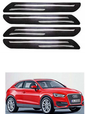 RONISH Silicone Car Bumper Guard(Black, Pack of 4, Audi, Universal For Car)