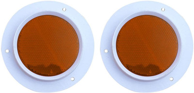 Allpartssource Amber Reflex Reflector Set of 2 Car Reflector Light(Orange)