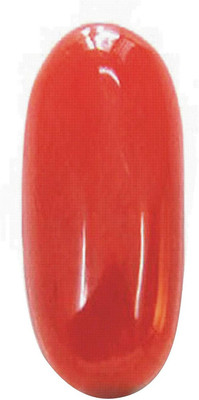 TEJVIJ AND SONS Red Uncut Natural Ruby Coral Gemstone(8.55 carat)