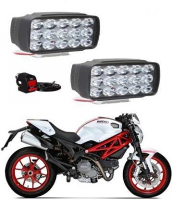 QUIRKY ZONE LED Fog Light for Ducati Monster 796 S2R, Universal For Bike, Universal For Car