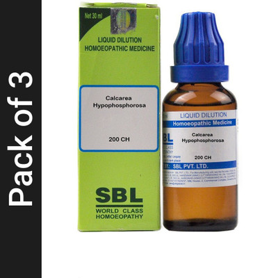 SBL Calcarea Hypophosphorosa 200 CH Dilution(3 x 30 ml)