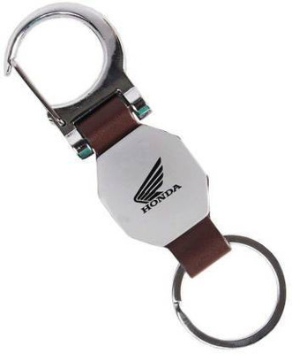 gtrp Premium Quality Honda Bike logo Double side hook - Brown Key Chain Key Chain