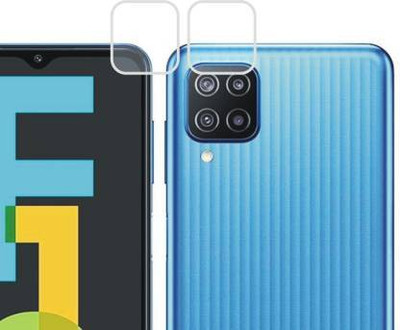 FLY HIGH Back Camera Lens Glass Protector for SAMSUNG GALAXY F12(Pack of: 2)
