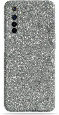 Satisfactory Realme 6 Mobile Skin(Silver-Glitter Skin With Matte Finish)