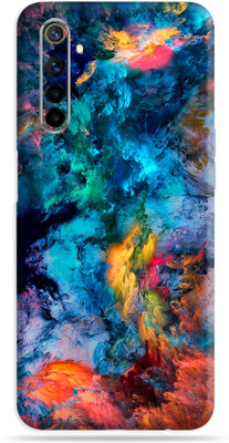 Satisfactory Realme 6 Mobile Skin(Colorful-Clouds Skin With Matte Finish)