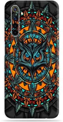 Satisfactory Realme 6 Mobile Skin(Mighty-Owl Skin With Gloss Finish)