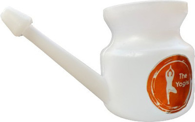 The Yogis Plastic White Neti Pot(500 ml)