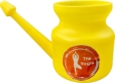 The Yogis Plastic Yellow Neti Pot(500 ml)