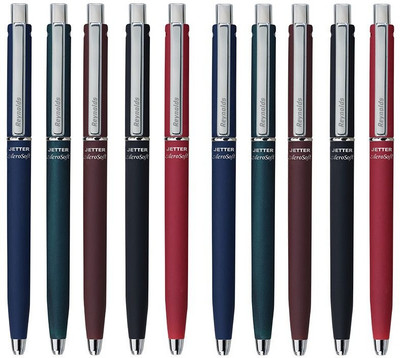 Reynolds Jetter Aerosoft Ball Pen(Pack of 10, Ink Color - Blue)