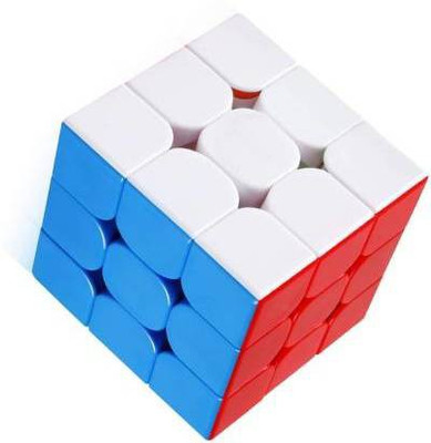 Offer99 Speed Cube 3x3 Fidget Cube Toy Stickerless Smooth(1 Pieces)