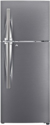 LG 260 L Frost Free Double Door Top Mount 3 Star Convertible Refrigerator(Dazzle Steel, GL-S292RDSX)