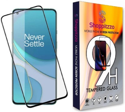 Shoppitzzo Edge To Edge Tempered Glass for OnePlus 8T/OnePlus 9R/OnePlus 9/Mi 11 Lite NE(5G)/Mi 11 Lite, DuraGlass Premium Tempered Glass, 11D, 9H Hardness, Full Glue, Anti Scratch, With Easy Installation Kit, Oleophobic Coated(Pack of 1)