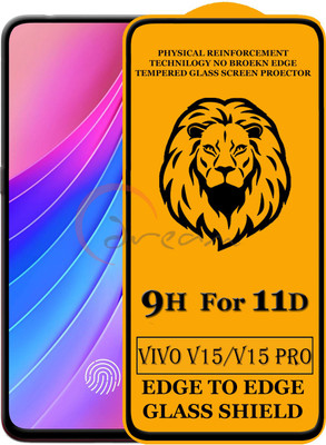 Dream Edge To Edge Tempered Glass for Vivo V15 Pro (Anti-Fingerprint,Zero Bubble,9H Hardness)(Pack of 1)