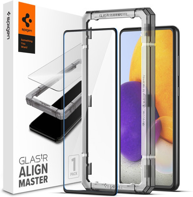 Spigen Tempered Glass Guard for Samsung Galaxy A72(Pack of 1)