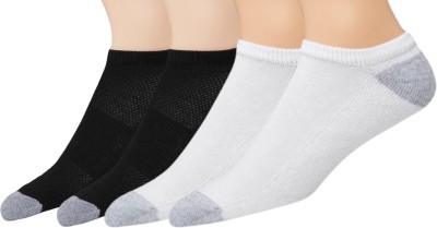 VAPINDIA Men Solid Low Cut, Peds/Footie/No-Show, Ankle Length(Pack of 4)