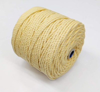 KnottyThread Light Yellow Thread(20 m Pack of1)