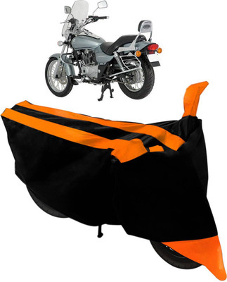 SMART BUYY Two Wheeler Cover for Bajaj(Avenger 220 DTS-i, Black, Orange)