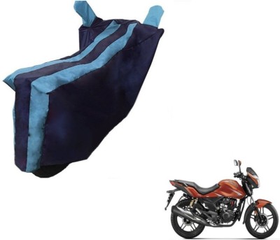 SMART BUYY Two Wheeler Cover for Hero(CBZ Extreme, Black, Blue)