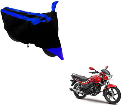 SMART BUYY Two Wheeler Cover for Hero(Passion Xpro, Black, Blue)