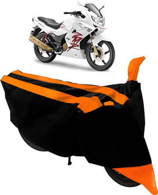 SMART BUYY Two Wheeler Cover for Hero(Karizma ZMR, Black, Orange)