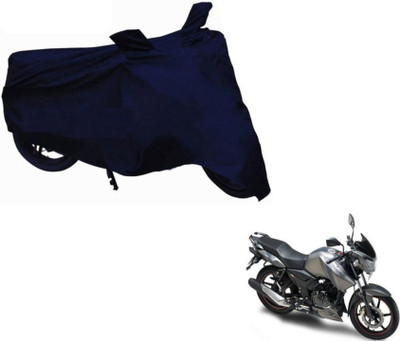SMART BUYY Two Wheeler Cover for TVS(Apache, Blue)