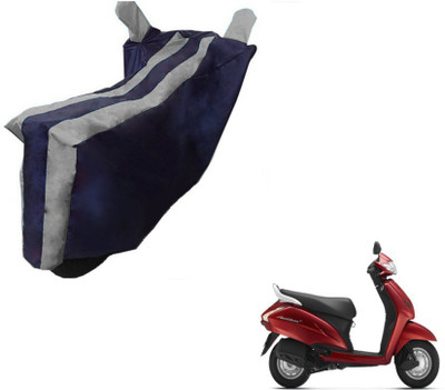 SMART BUYY Two Wheeler Cover for Honda(Activa 125, Black, Silver)